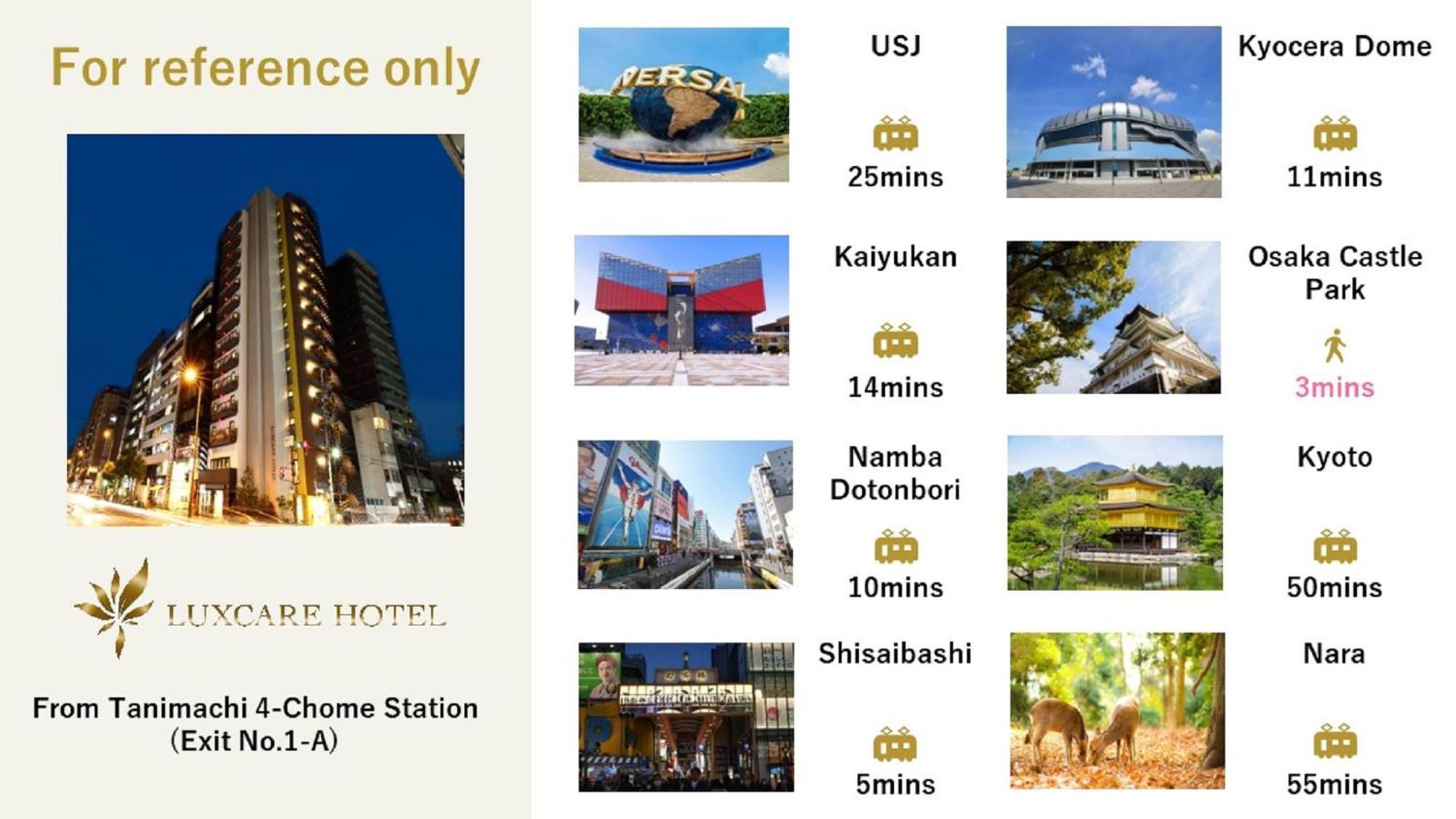 Luxcare Hotel Osaka Exteriör bild